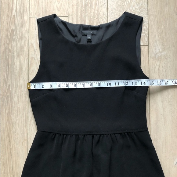 J. Crew Camille Mini Sleeveless Dress in Black Size 4P - Picture 2 of 11